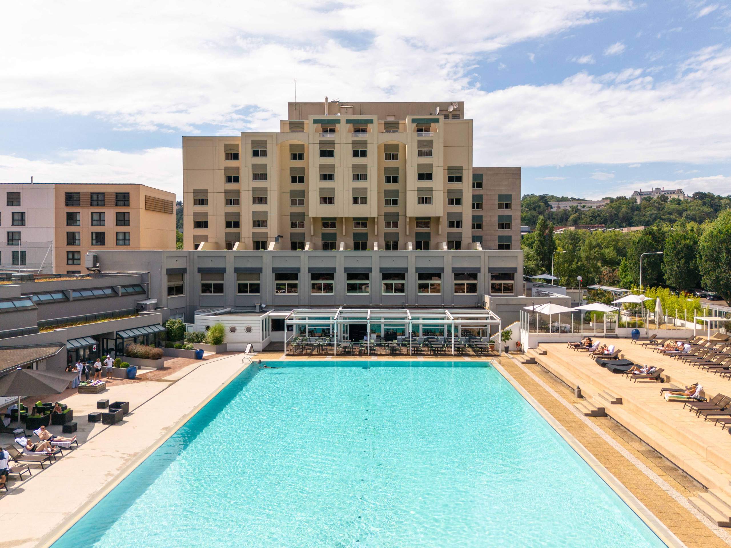View of the Saône Lyon Metropole Hotel by Arteloge
